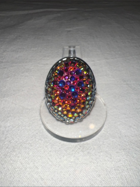 Tarina Tarantino Jewelry - Tarina Tarantino Multicolor Crystal Dome Cocktail Ring